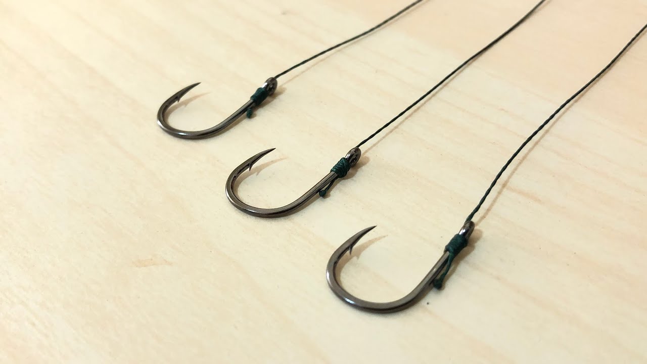 การ มัด เบ็ด  Update 2022  วิธีผูกเบ็ดตูดห่วง 3 แบบง่ายๆ ทนทาน แข็งแรง (มือใหม่) How to tie hooks