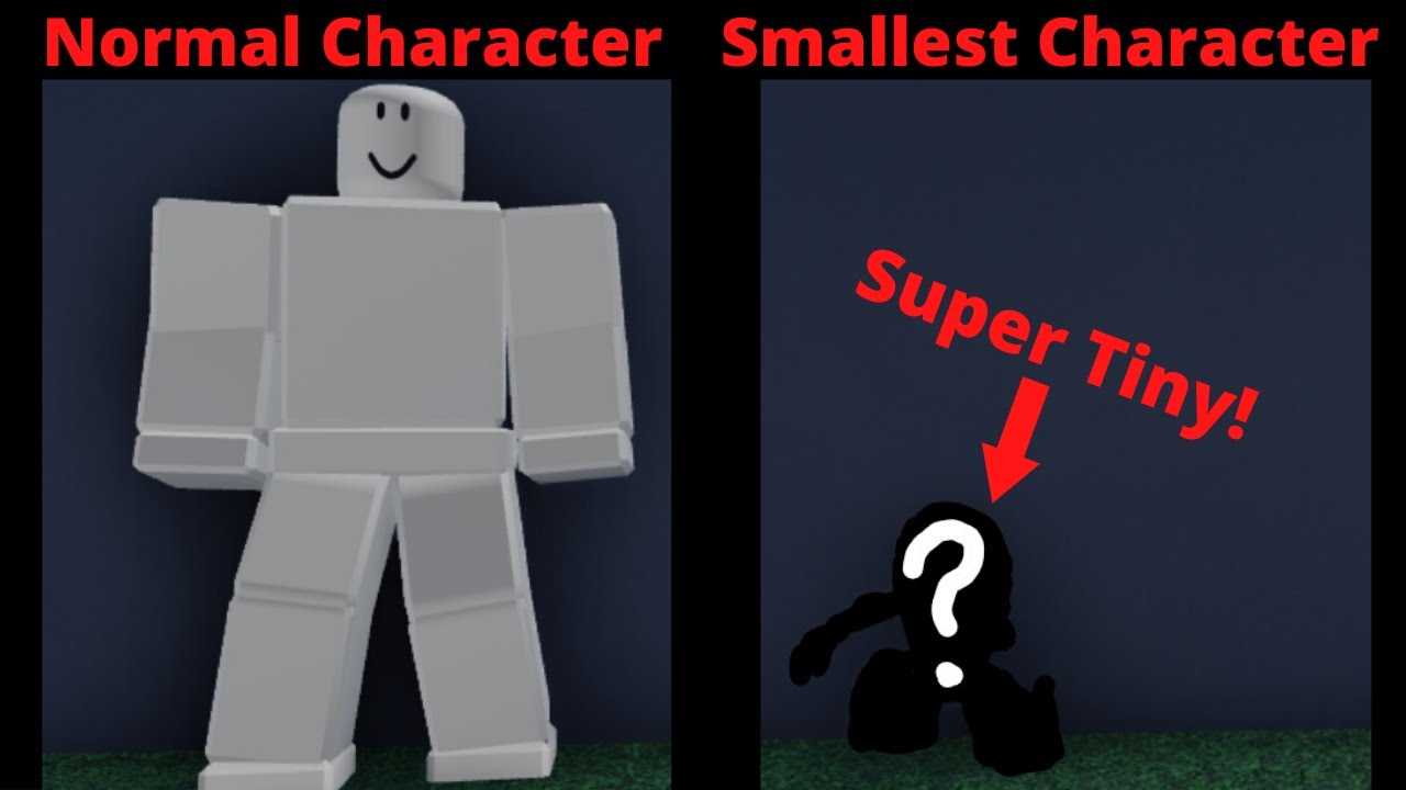 3 Ways To Make The SMALLEST AVATARS in Roblox! (Avatar Tricks