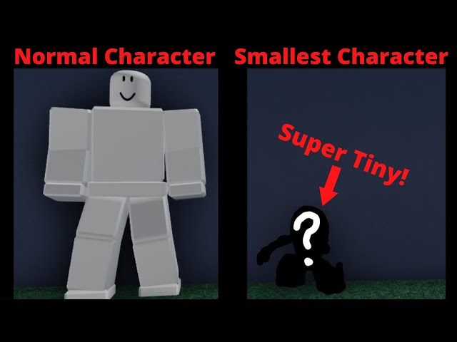 whats the smallest character in roblox｜TikTok Search
