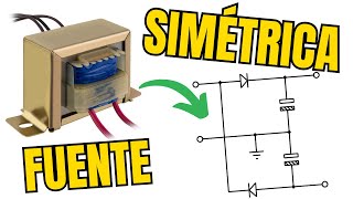 ¿Fuente SIMÉTRICA con TRANSFORMADOR Simple? Si, es POSIBLE!! | UTSOURCE