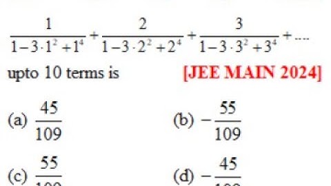 Sum of the series 1/(1-3.1square+1to power 4)+2/(1-3.2square+2to power 4)+3/(1-3.3square+3to2 power4