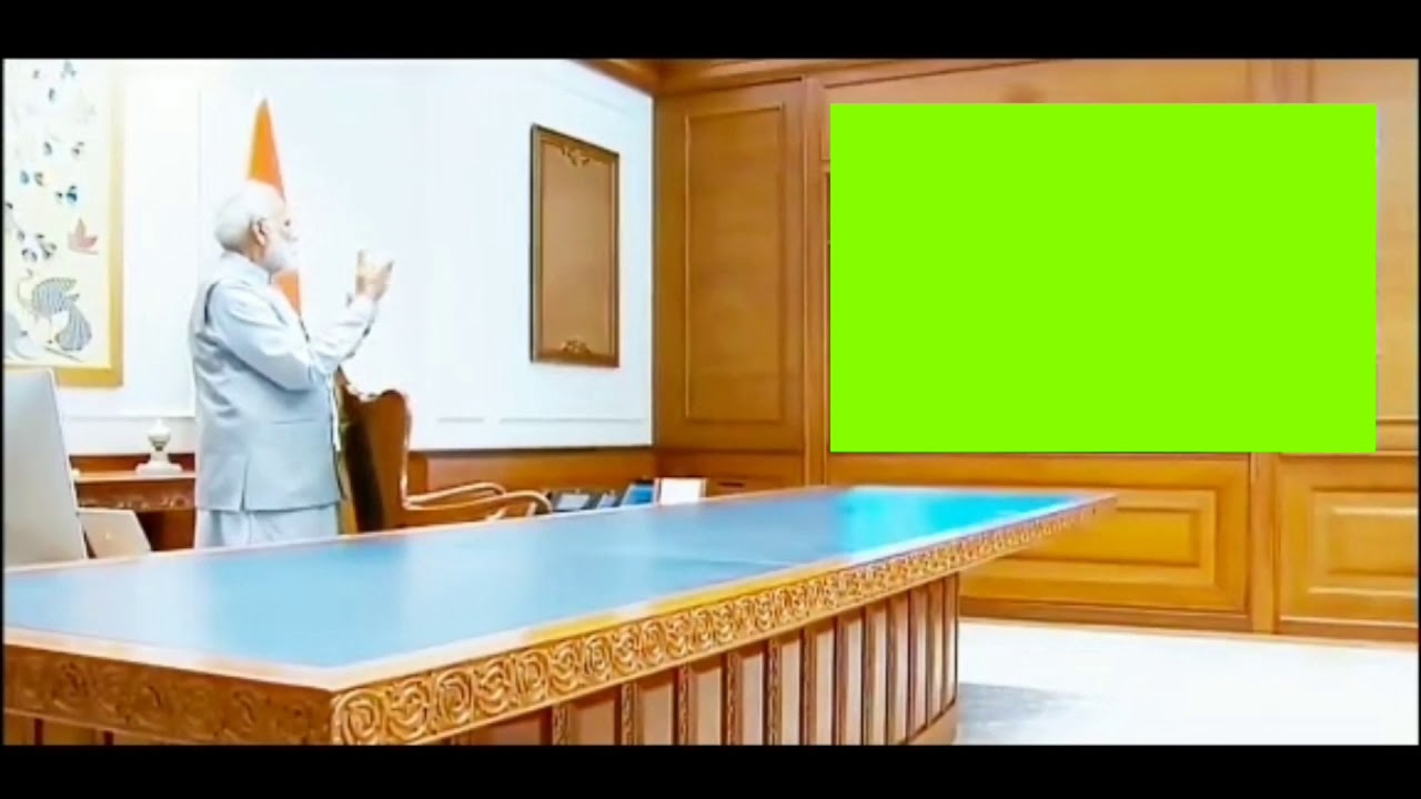 Modi ji hand clapping green screen video (link in description) - YouTube