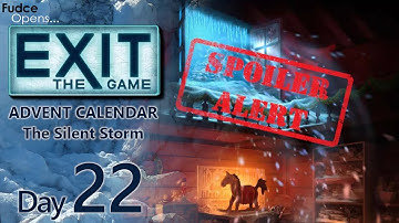 Exit The Advent Calendar 2024: 22nd Day (The Silent Storm)