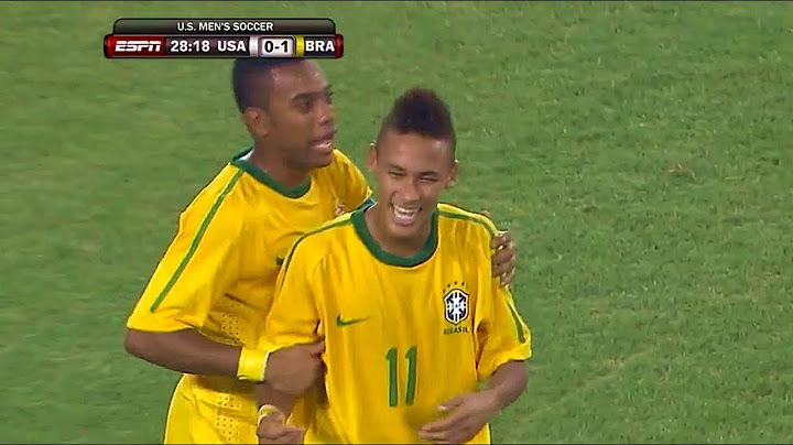 A ESTRÉIA DE NEYMAR PELA SELEÇÃO BRASILEIRA! | Neymar vs Estados Unidos (10/08/2010)