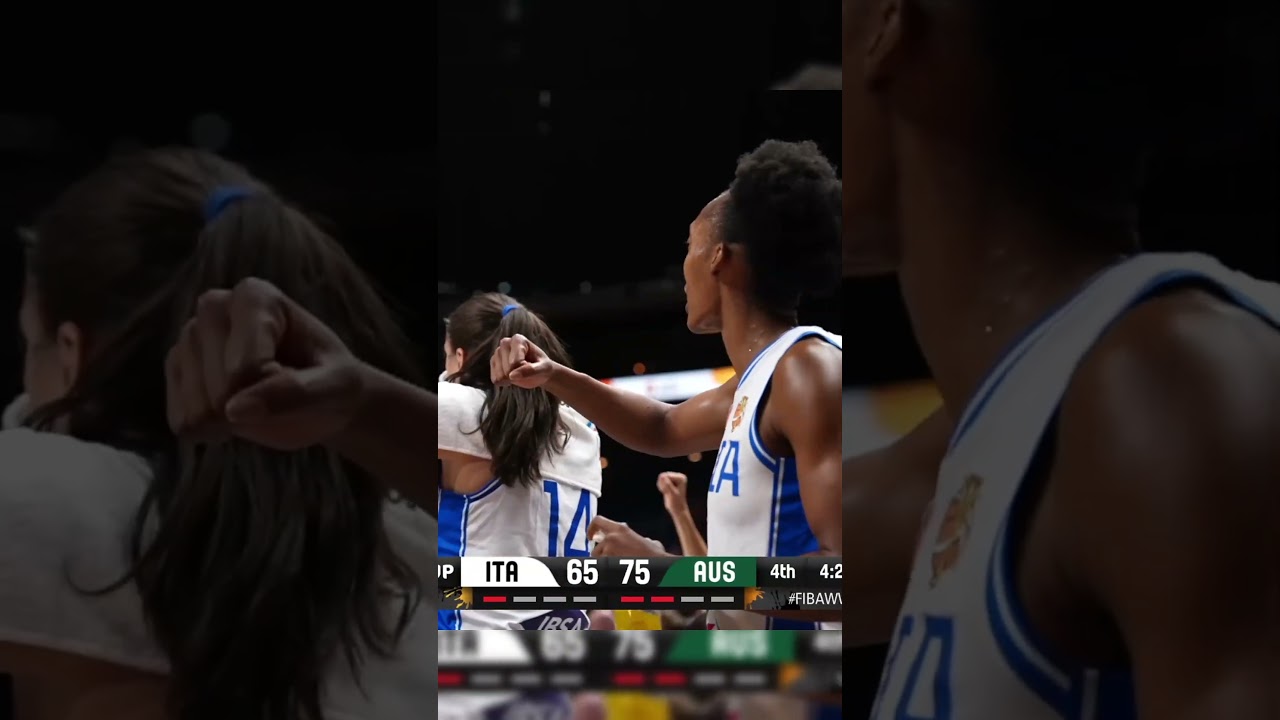 Italy's INSANE 20-Point Comeback Attempt 😱🔥 #FIBAWWC