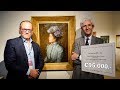 95.000 EURO VOOR NET GEVONDEN PIET MONDRIAAN SCHILDERIJ TIJDENS PAN AMSTERDAM KUNSTBEURS 2018