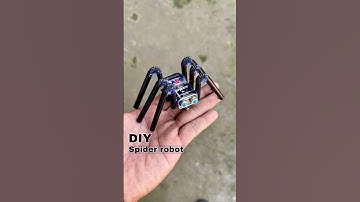 diy Robot simple laba-laba bertenaga #idecreative #diy #toys #mainan #unik #robot #dinamo