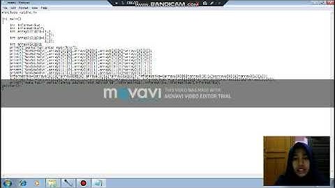PENJELASAN ARRAY PROGRAM PERKALIAN MATRIK