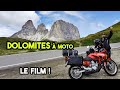 Les dolomites  moto en italie  le film  road trip en transalp par le stelvio