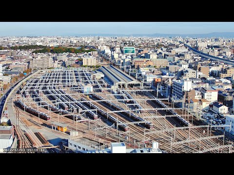 2023/07/19 03:02 阪急電車 神戸線 西宮車庫 西宮北口 鉄道基地 ライブカメラ 5 入庫 出庫 発着 風景 運行状況 名神高速