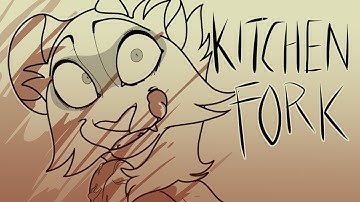 Kitchen Fork || Experimental Lineart OC MAP (COMPLETE)//BLOOD + GORE WARNING