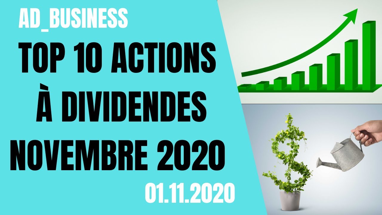 10 ACTIONS A DIVIDENDES (NOVEMBRE)