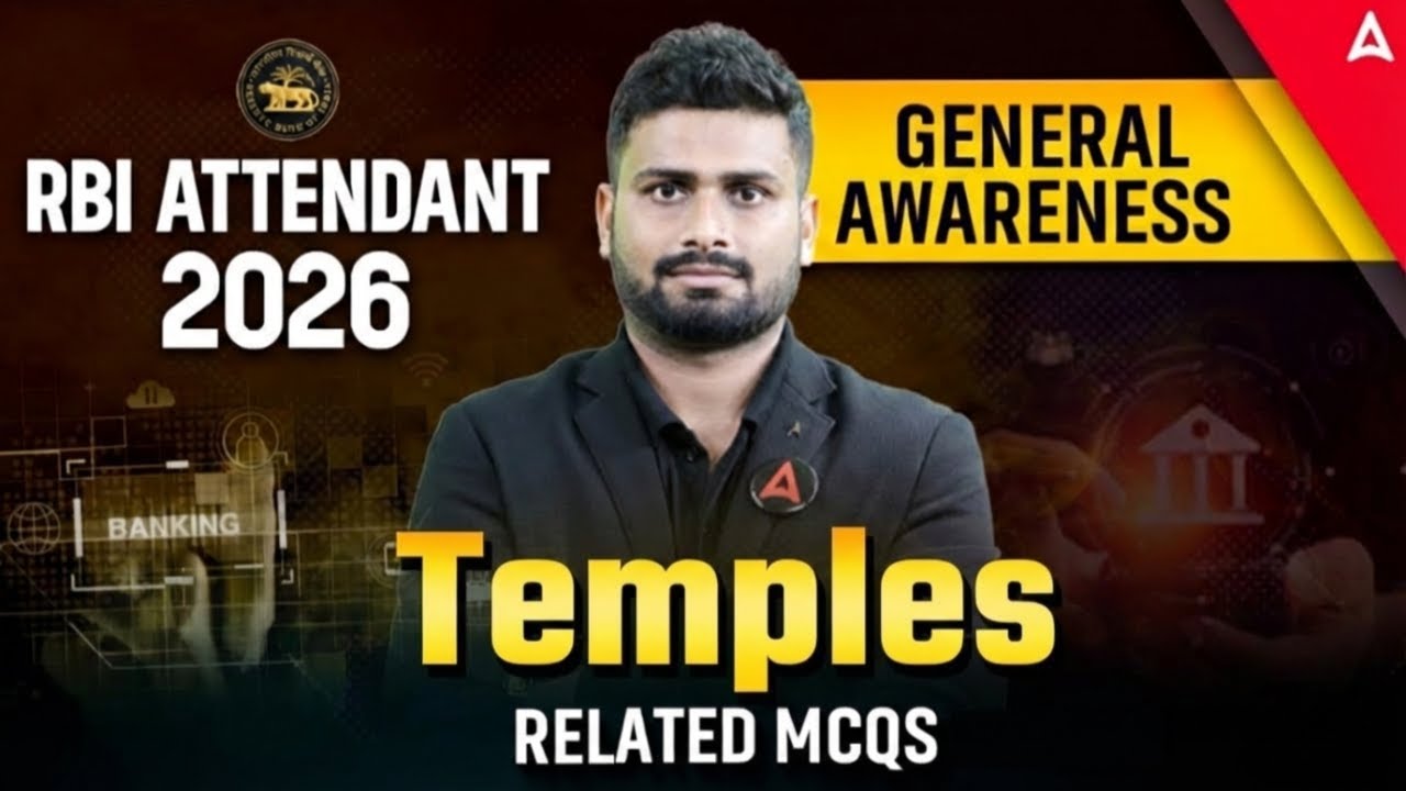RBI Attendant 2026 General Awareness | Temples in India | Temple Related Most Imp MCQs | Vaibhav Sir