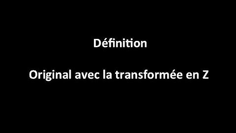 Définition de l