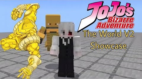 The World V2 JJBA Showcase | MCPE/MCBE Command Block Creation