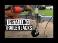 HOW TO Mount A New TRAILER JACK | Quick Installation Guide - Boat Trailer