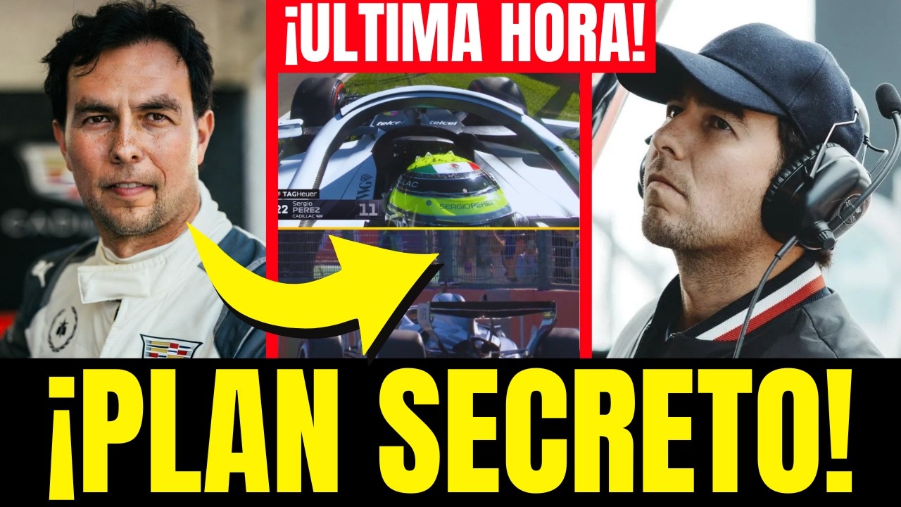 ¡CHECO PÉREZ TIENE UN PLAN EN AUSTRALIA! El secreto tras el fallo de Cadillac 🔥