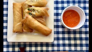 튀김시간 1분?  #스프링롤만드는법 /Thai Food Springroll #SpringRoll #춘권만드는법