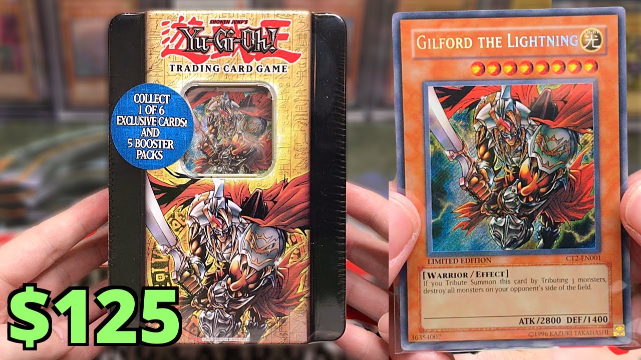 Opening An EPIC 15 Year Old Yugioh Tin (Gilford The Lightning)