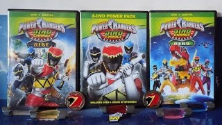 Unboxing Power Rangers Dino Charge Complete Season - All DVD Volumes