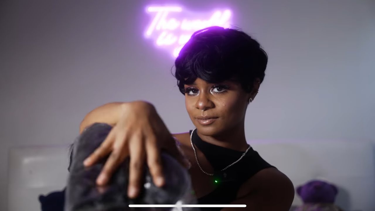 Asmr When You Need a Girl to help You Fall Asleep - Various triggers (Nail tapping)