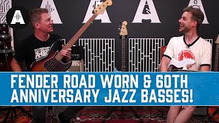 NEW Fender 60th Anniversary Jazz Bass & Road Worn Series - It's About To Get Funky!