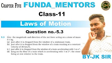 Class 11|Physics NCERT Solutions |Question 5.3 Chapter-5 | Laws of Motion