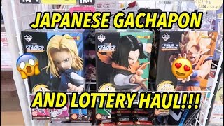 JAPANESE GACHAPON AND LOTTERY HAUL!!!