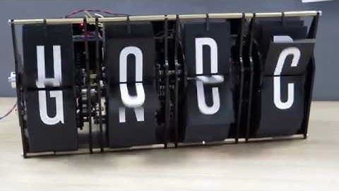 DIY IoT Split-flap Weather Forecast Powered by XOD