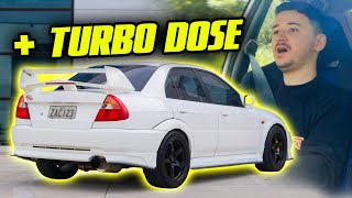 370HP EVO 6 Absolutely RIPS through the Mountains! - PURE TURBO NOISE!