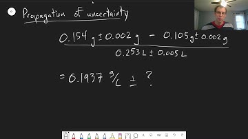 Chapter 3: Propagation of Uncertainty | CHM 214 | 016