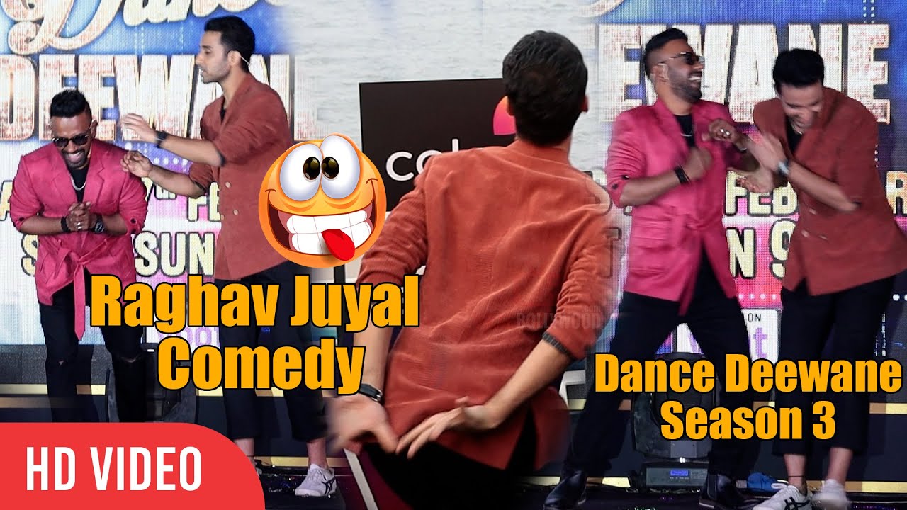 Raghav Juyal HILARIOUS FUNNIEST Moment at Dance Deewane Season 3 - YouTube