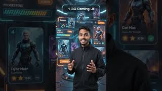 3 UI Design Ideas Using Gaming, Forest &amp; Food UI #uidesign
