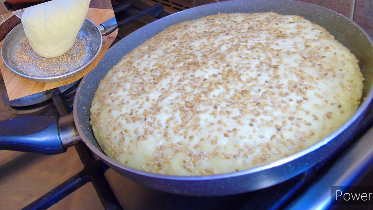 بدون عجن او مجهود غير في المقلاةحضري خبز القمح بعجين سائل للفطور بدون دقيق ابيض بدون حليب ولا زبدة