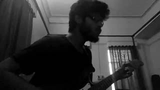 Video thumbnail of "Fossils - Hajaar Bichhana guitar cover"