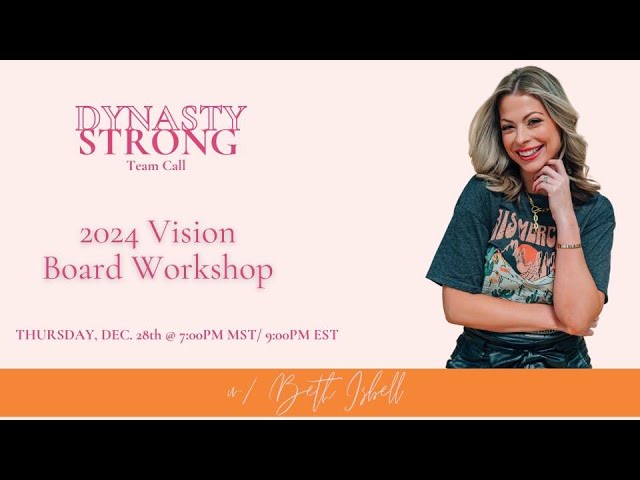 2024 Vision Board Workshop