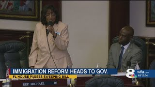 Immigration reform bill headed to DeSantis’ desk
