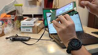 NXP RT1060-EVK GUI Guider with button demo