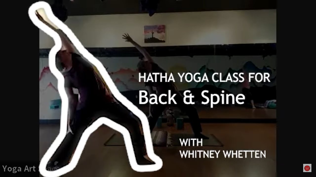 Hatha Yoga Class for Back & Spine ~ Full 60 Minute Class - YouTube