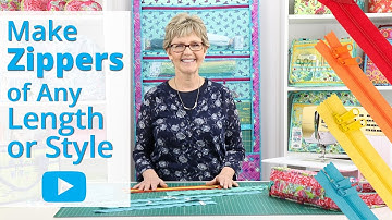 Make Zippers of Any Length or Style