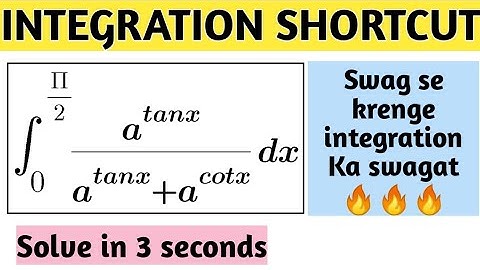 Definite integration class 12th short trick || integration shortcut || jee/nda/Bitsat/airforce/navy
