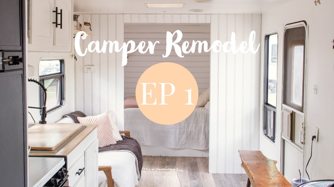 DIY Camper Remodel Maximizing Space In A Small Camper YouTube