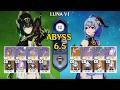 C0 Nefer Lunar Bloom &amp; C0 Ganyu Freeze | Spiral Abyss 6.5 Luna 6 | Genshin Impact 【原神】