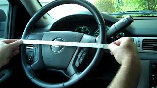 Measure  Wheelskins Steering Wheel Cover