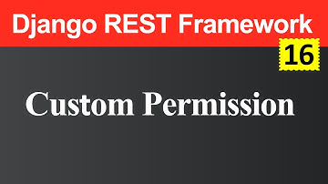 Custom Permission in Django REST Framework (Hindi)