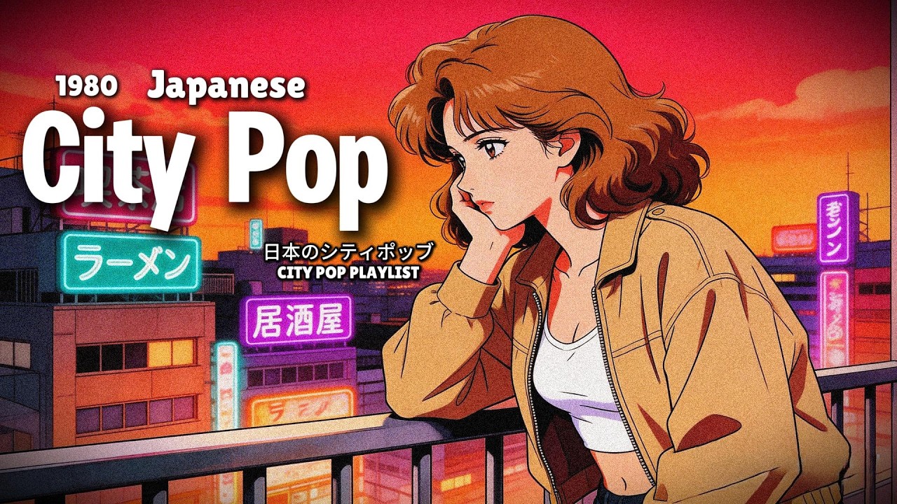 Nostalgic 80s Japanese City Pop Mix 📻 | Coffee Time & Retro Anime Vibes