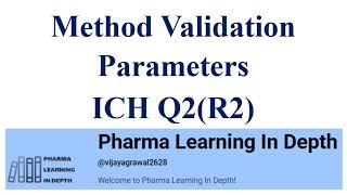 Method Validation Parameters ICH Q2(R2)