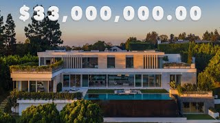 $33 Million Modern Trophy Home in Beverly Hills - DroneHub