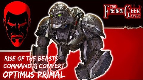 Rise of the Beasts COMMAND & CONVERT OPTIMUS PRIMAL: EmGo