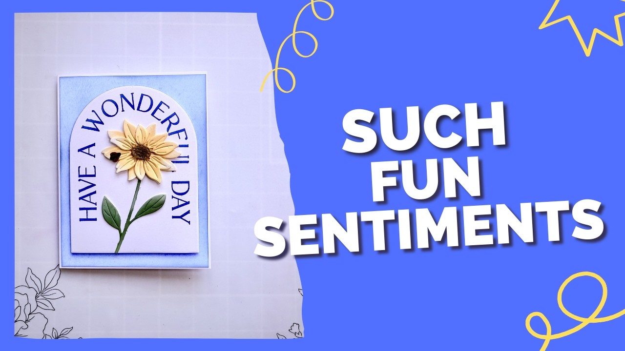 These sentiments are so much FUN!! - YouTube